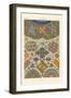 Japanese Geometric Design-null-Framed Art Print