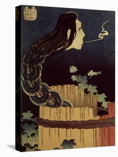 Japanese Ghost-Katsushika Hokusai-Stretched Canvas