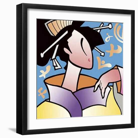 Japanese Girl I-Freixas-Framed Art Print