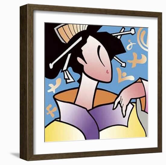 Japanese Girl I-Freixas-Framed Art Print