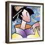 Japanese Girl I-Freixas-Framed Art Print