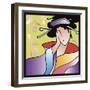 Japanese Girl IV-Xiao Ming-Framed Art Print