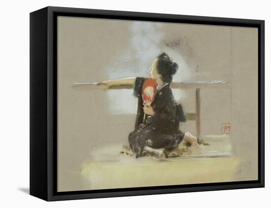 Japanese Girl-Robert Frederick Blum-Framed Stretched Canvas