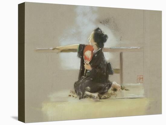 Japanese Girl-Robert Frederick Blum-Stretched Canvas