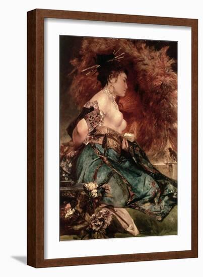 Japanese Girl-Hans Makart-Framed Giclee Print