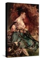 Japanese Girl-Hans Makart-Stretched Canvas