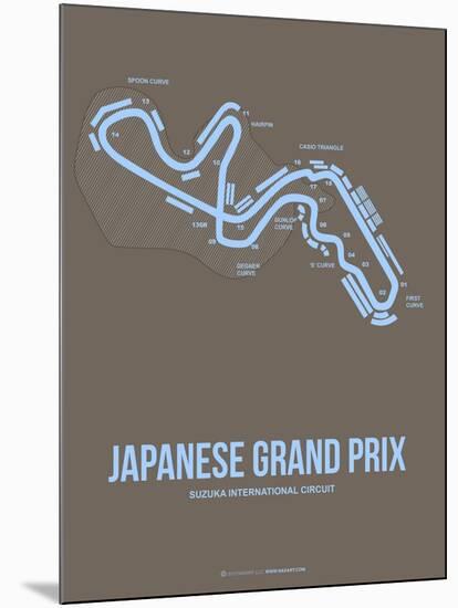 Japanese Grand Prix 1-NaxArt-Mounted Art Print