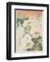 Japanese Grosbeak and Four-O'Cloks, C. 1833-Katsushika Hokusai-Framed Giclee Print
