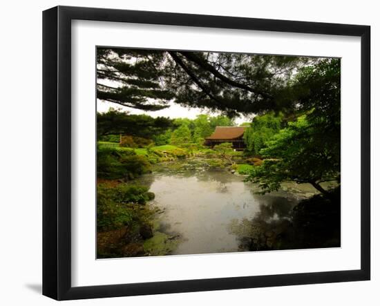 Japanese House and Garden, Fairmount Park, Philadelphia, Pennsylvania, USA-Ellen Clark-Framed Photographic Print