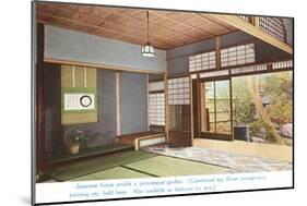 Japanese House-null-Mounted Art Print