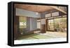 Japanese House-null-Framed Stretched Canvas