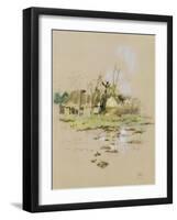 Japanese Huts, C.1891-Robert Frederick Blum-Framed Giclee Print