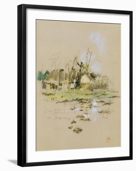 Japanese Huts, C.1891-Robert Frederick Blum-Framed Giclee Print