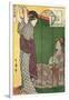 Japanese Illustration, Two Geishas-null-Framed Art Print