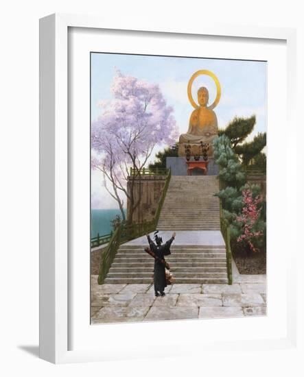 Japanese Imploring a Divinity-Filipo Or Frederico Bartolini-Framed Giclee Print