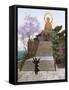 Japanese Imploring a Divinity-Filipo Or Frederico Bartolini-Framed Stretched Canvas