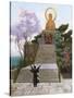 Japanese Imploring a Divinity-Filipo Or Frederico Bartolini-Stretched Canvas