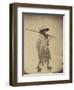 Japanese in Mackintosh, c.1865-Felice Beato-Framed Photographic Print