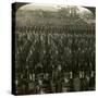 Japanese Infantry at the Emperor's Birthday Review, Tokyo, Japan-null-Stretched Canvas