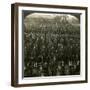 Japanese Infantry at the Emperor's Birthday Review, Tokyo, Japan-null-Framed Photographic Print