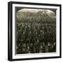 Japanese Infantry at the Emperor's Birthday Review, Tokyo, Japan-null-Framed Photographic Print