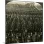 Japanese Infantry at the Emperor's Birthday Review, Tokyo, Japan-null-Mounted Photographic Print