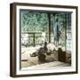 Japanese Interior, 1900-1905-Leon, Levy et Fils-Framed Photographic Print