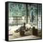 Japanese Interior, 1900-1905-Leon, Levy et Fils-Framed Stretched Canvas