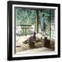 Japanese Interior, 1900-1905-Leon, Levy et Fils-Framed Photographic Print