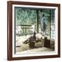 Japanese Interior, 1900-1905-Leon, Levy et Fils-Framed Photographic Print