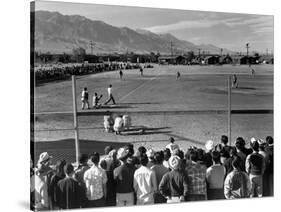 Japanese Internment, 1943-Ansel Adams-Stretched Canvas