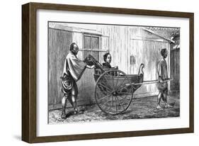 Japanese Jinrickshaw-null-Framed Art Print