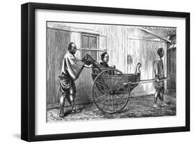 Japanese Jinrickshaw-null-Framed Art Print