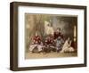 Japanese Kabuki Theatre with Actors Wearing Elaborate Make-Up and Costumes-null-Framed Photographic Print