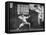 Japanese Karate Students Demonstrating Fighting-John Florea-Framed Stretched Canvas