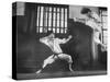 Japanese Karate Students Demonstrating Fighting-John Florea-Stretched Canvas