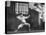 Japanese Karate Students Demonstrating Fighting-John Florea-Stretched Canvas