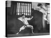 Japanese Karate Students Demonstrating Fighting-John Florea-Stretched Canvas