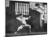 Japanese Karate Students Demonstrating Fighting-John Florea-Mounted Photographic Print