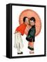 "Japanese Kiss,"January 16, 1926-Henry Soulen-Framed Stretched Canvas