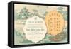 Japanese Lacquerware Advertisement-null-Framed Stretched Canvas