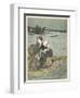 Japanese Ladies Boating-Hishigawa Moronobu-Framed Photographic Print