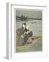 Japanese Ladies Boating-Hishigawa Moronobu-Framed Photographic Print