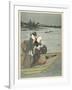 Japanese Ladies Boating-Hishigawa Moronobu-Framed Photographic Print