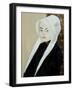 Japanese Lady in Flemish Hat, 2015-Susan Adams-Framed Giclee Print