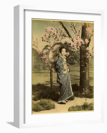 Japanese Lady-null-Framed Photographic Print