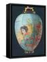 Japanese Lantern, Christmas Card-null-Framed Stretched Canvas