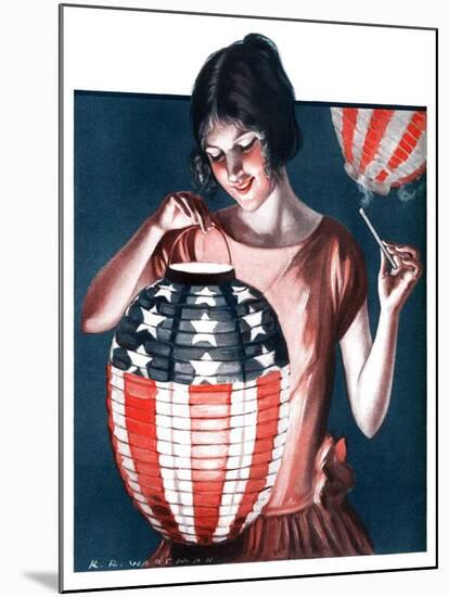"Japanese Lantern,"June 28, 1924-Katherine R. Wireman-Mounted Giclee Print
