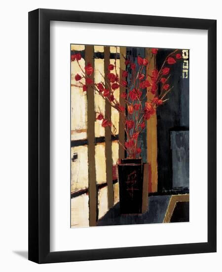 Japanese Lanterns-Liz Jardine-Framed Art Print