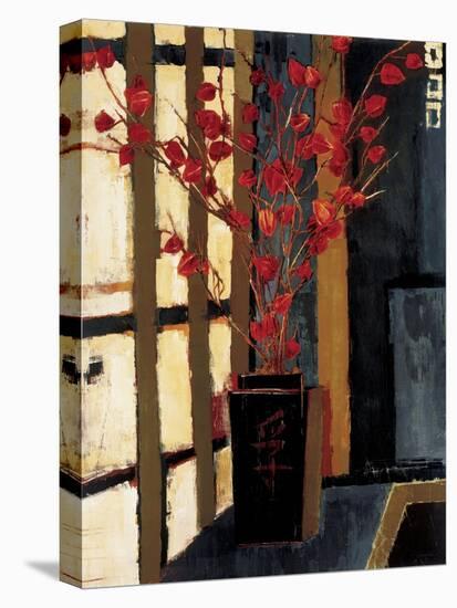 Japanese Lanterns-Liz Jardine-Stretched Canvas